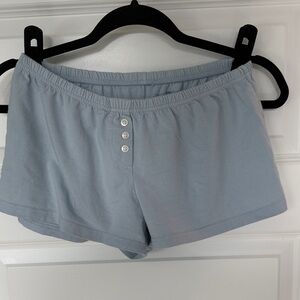 Powder Blue Brandy Melville Pajama Shorts
